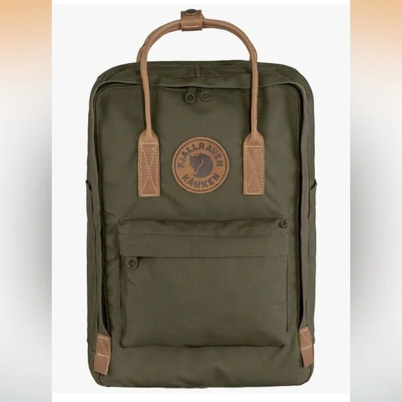 Fjallraven kanken no. 2 laptop 15” backpack dark olive - Picture 1 of 6